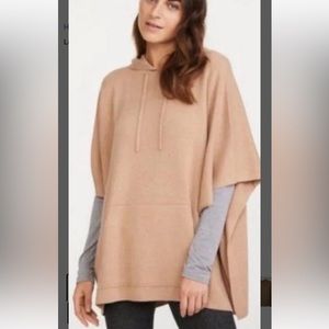 NWT Poncho wrap hoodie